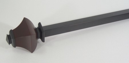 Wood imitation Curtain Finial - wood_imitation_curtain_finial